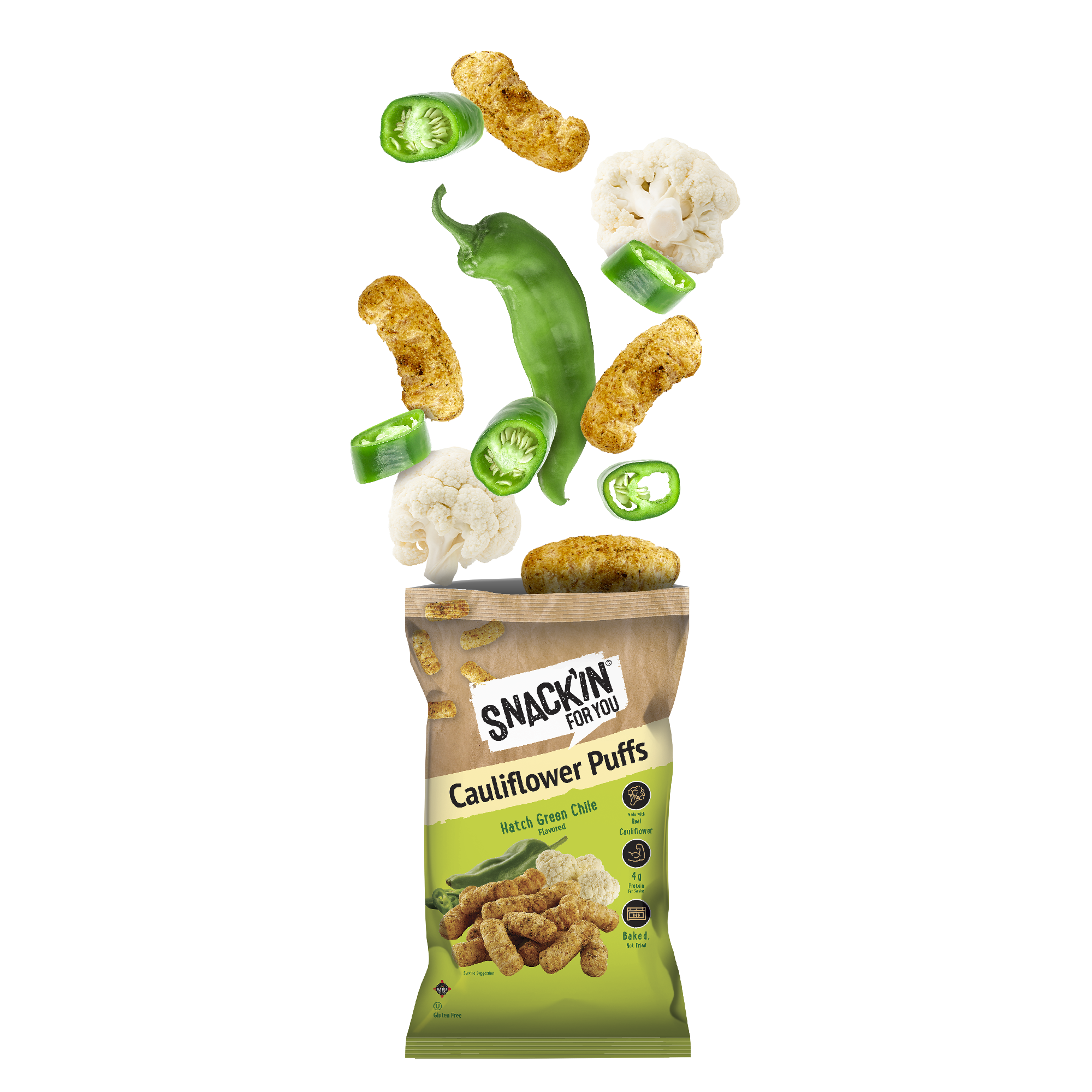 Cauliflower Puffs Hatch Green Chile